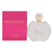 Elizabeth Taylor Forever Elizabeth Eau de Parfum 100 ml, klar slank flakon med lyse lilla toner og sølvfarvet låg.