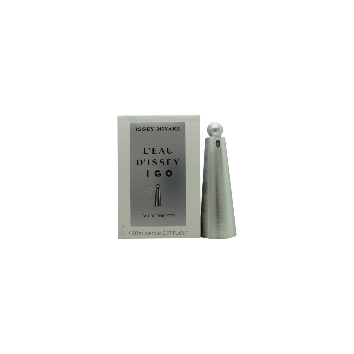 Issey Miyake L'Eau d'Issey Igo Eau de Toilette 20ml Cap To Go fra Issey Miyake 20 ml frostet glasflakon med sølv sprayhætte