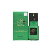 Jacques Bogart One Man Show Emerald Edition Eau de Toilette, 100 ml – mørkegrøn flakon med sort låg og guldlogo