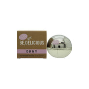 DKNY DKNY Be 100% Delicious Eau de Parfum 30 ml – klar glasflakon formet som æble med sølvfarvet top og frisk grønt indhold