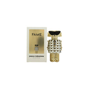 Paco Rabanne Fame Eau de Parfum, Paco Rabanne 50 ml – guldfarvet robotinspireret flakon med sort top og blank finish