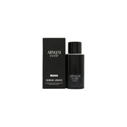 Giorgio Armani Armani Code Parfum 75 ml fra Giorgio Armani i mørkeblå, cylinderformet flakon med sort hætte og minimalistisk design