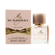 Burberry My Burberry Blush Eau de Parfum 30 ml fra Burberry – lys rosa glasflakon med sløjfe og gyldent låg