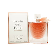 Lancôme La Vie Est Belle Iris Absolu Eau de Parfum 100 ml – glasflaske med lilla tone, sløjfe ved halsen og iriserende logo