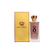 Dolce & Gabbana Q Eau de Parfum Intense 100 ml, Dolce & Gabbana – rubinrød flakon med guldkork formet som krone.