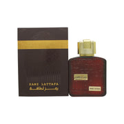 Lattafa Ramz Lattafa (Gold) Eau de Parfum 100 ml i gylden flakon med sort låg og elegant, orientalsk design.