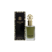 Roberto Cavalli Uomo Eau De Toilette Roberto Cavalli 100 ml, sort flakon med krokodilleprægede sider og maskulint design