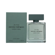 For Him Vetiver Musc Eau De Toilette, Narciso Rodriguez, 100 ml – transparent aqua grøn flaske i glas med mat sort låg