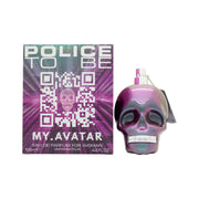 Police To Be My Avatar For Woman Eau De Parfum 125 ml, kranieformet flakon i transparent rosa-lilla med futuristisk design
