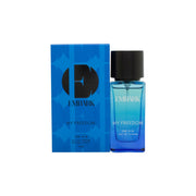 Embark My Freedom For Him Eau de Parfum 30 ml – mørk rektangulær glasflaske med sort låg og gyldent logo