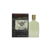 Replay Jeans Original for Him Eau de Toilette 50 ml – blå denim-inspireret glasflakon med sølvfarvet metalhætte og logoetiket