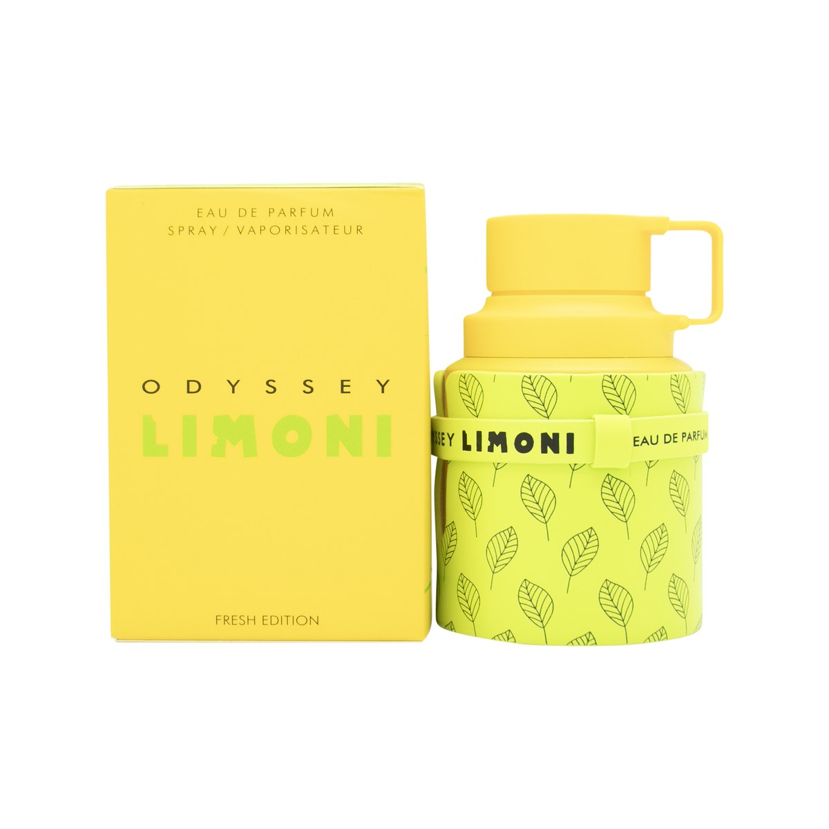 Armaf Odyssey Limoni Fresh Eau de Parfum 60 ml fra Armaf – mat gul flakon med sølvkant og citroninspireret design