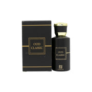 Ahmed Al Maghribi Oud Classic Eau de Parfum 50 ml – mørk glasflaske med gyldent låg og klassisk, orientalsk design