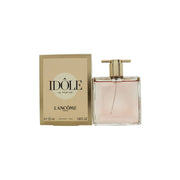 Lancôme Idôle Eau de Parfum 25 ml – slank, rosatonet glasflakon med gulddetaljer og minimalistisk design