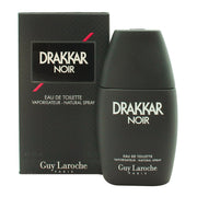 Guy Laroche Drakkar Noir Eau de Toilette 30 ml – sort, rektangulær glasflaske med sort låg og hvid logo