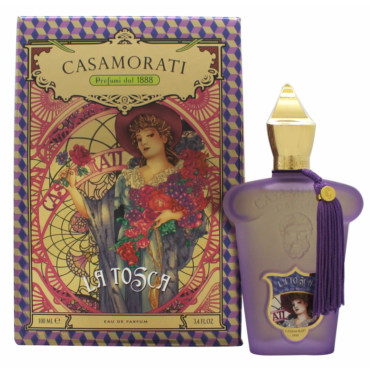 Xerjoff La Tosca Eau de Parfum 100ml fra Xerjoff, 100 ml flakon i dybblå med guldlåg og klassisk, elegant design