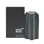 Mont Blanc Emblem Eau de Toilette 100 ml fra Mont Blanc, sort facetslebet flakon med sølvfarvet låg og stjerneemblem