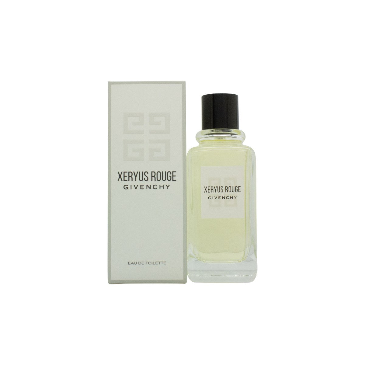 Givenchy Xeryus Rouge Eau De Toilette, Givenchy, 100 ml – rød transparent glasflaske med sort kantet låg