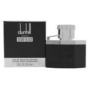Dunhill Desire Black Eau de Toilette 30 ml, Dunhill – sort afrundet flakon med blank sølvkapsel og diskret logo