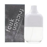 FCUK Friction Him Eau de Toilette 100ml, FCUK, 100 ml – sort rektangulær flakon med riflet glas og sølvgråt låg