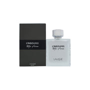 Lalique L'insoumis Ma Force Eau de Toilette 100 ml – mørkeblå flakon med sort kork og maskulint, råt design