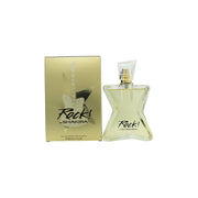 Shakira Rock! Eau de Toilette, Shakira, 80 ml – lyserød glasflakon formet som guitar med sølvhals og sort låg