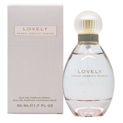 Sarah Jessica Parker Lovely Eau De Parfum Sarah Jessica Parker 50 ml, lys rosa flaske med sølvprop og grosgrain-bånd