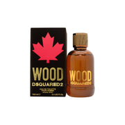DSquared2 Wood For Him Eau de Toilette 100ml, DSquared², 100 ml, flakon i klart glas med mørk træhætte.