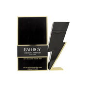 Bad Boy Eau De Toilette Carolina Herrera 50 ml, sort lynformet sprayflaske med blank finish og markante linjer.