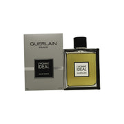Guerlain L'Homme Ideal Eau de Toilette, Guerlain, 150 ml – firkantet glasflaske med sort låg og ravfarvet duft