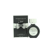 Rochas Mademoiselle In Black Eau de Parfum 30 ml – sort, slank glasflakon med gyldne detaljer og bånd ved halsen