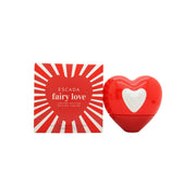 Fairy Love Eau De Toilette Escada 100 ml, hjerteformet flakon i pink glas med legende, kunstnerisk design