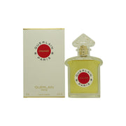 Guerlain Chamade Eau de Toilette 75 ml med ikonisk hjerteformet flakon i klart glas og gylden prop, ravfarvet duft.