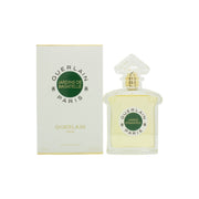 Guerlain Jardins de Bagatelle Eau de Toilette 75 ml – klar, rund glasflakon med gyldent låg og lys gylden duft.