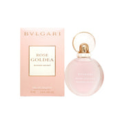 Bvlgari Rose Goldea Blossom Delight Eau de Toilette 75 ml fra Bvlgari – rund lysrosa flakon med gyldent låg og blød form
