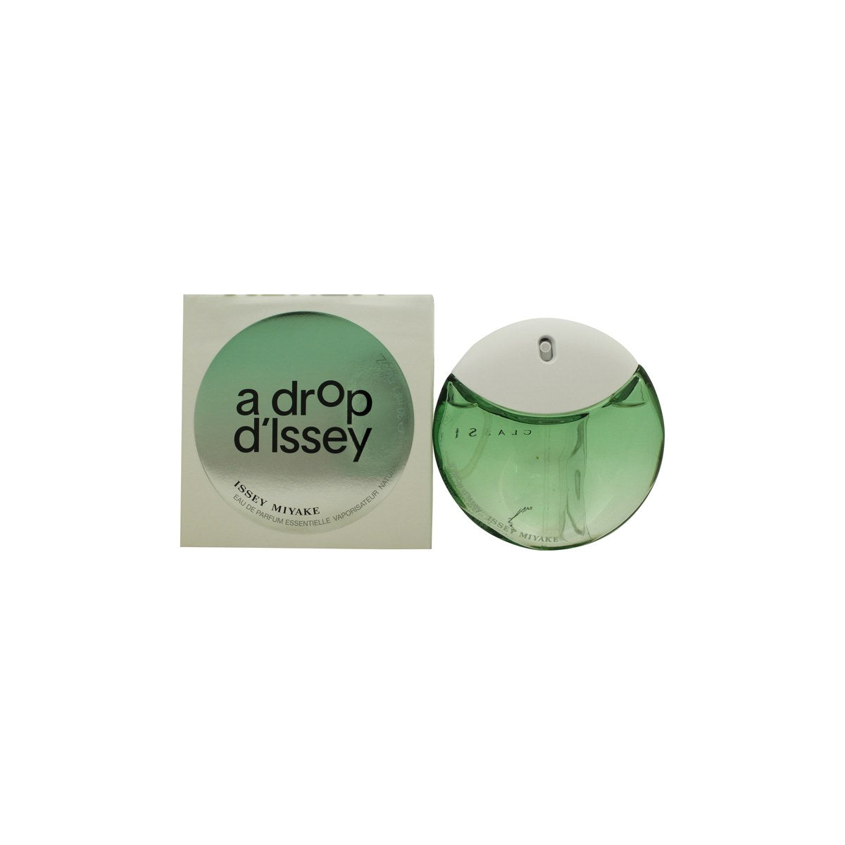 A Drop D'Issey Eau De Parfum Issey Miyake 30 ml dråbeformet glasflakon i blågrøn gradient med hvid top