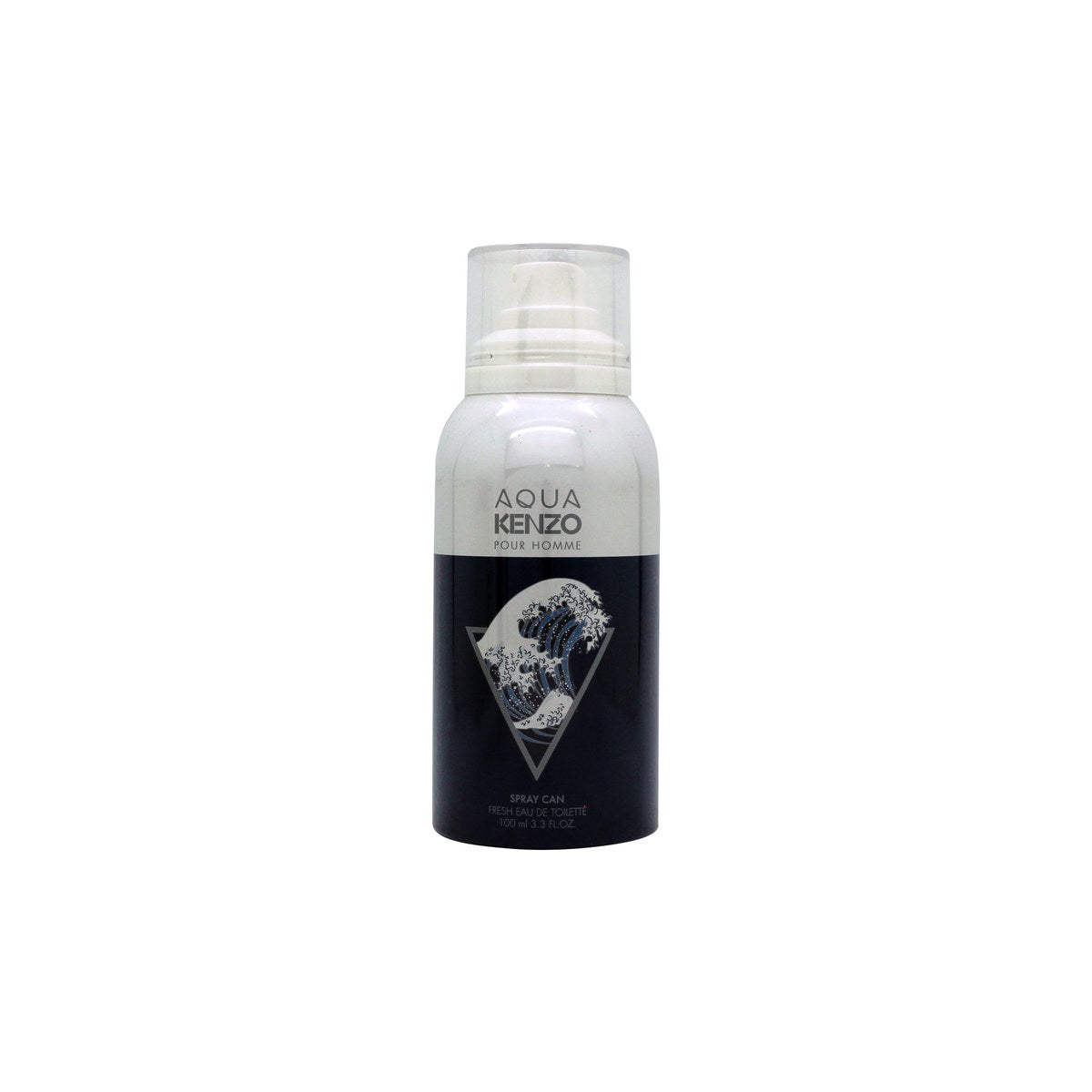 Kenzo Aqua Kenzo Pour Homme Fresh Eau de Toilette 100ml - Can i blå metalflakon formet som dåse med mat finish og bølgemønster