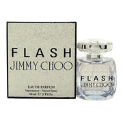 Jimmy Choo Flash Eau de Parfum 60 ml, Jimmy Choo, facetteret lilla glasflakon med sølvfarvet spraytop og krystalkantet design