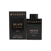 Bvlgari Man In Black Parfum Eau de Parfum, Bvlgari, 60 ml – sort glasflakon med gulddetaljer og monokromt design