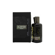 Lattafa Ajayeb Dubai Eau de Parfum 100 ml fra Lattafa, gylden flakon med orientalsk mønster og dekorativ hætte
