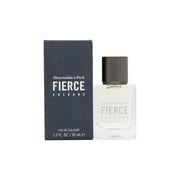 Abercrombie & Fitch Fierce Eau de Cologne 30 ml – klar glasflaske med sølv spray og grå front med ikonisk torso-motiv