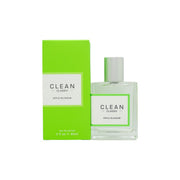 Clean Apple Blossom Eau de Parfum, Clean, 60 ml – klar glasflaske med lyserød duft og sølvfarvet låg