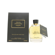Jean Patou Collection Héritage Deux Amours Eau de Parfum 100 ml – klar glasflakon med gyldent indhold og sort låg.