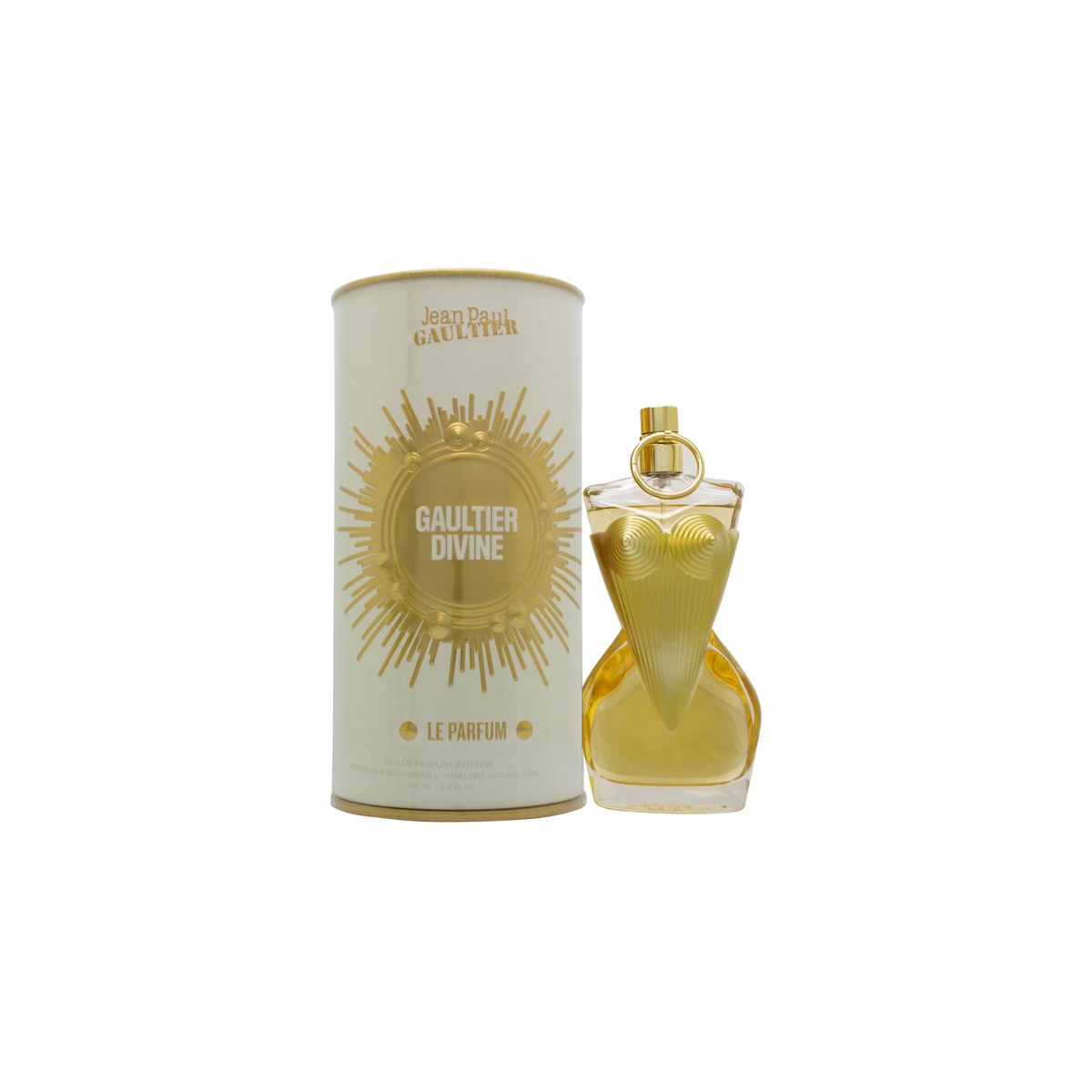 Jean Paul Gaultier Divine Le Parfum Eau de Parfum 30 ml – gylden korsettformet flakon med feminine kurver og blank finish
