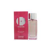 Embark My Passion For Her Eau de Parfum 100 ml fra Embark i rosa glasflakon med gylden hætte og enkelt logo.