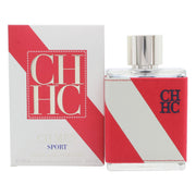 Carolina Herrera CH Men Sport Eau de Toilette, Carolina Herrera, 100 ml – klar flakon med rød CH-ring og sølvhætte