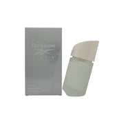 Reebok Iconic Statement White Eau De Parfum 100ml, Reebok 100 ml i hvid cylindrisk flakon med sølv låg og enkelt logo
