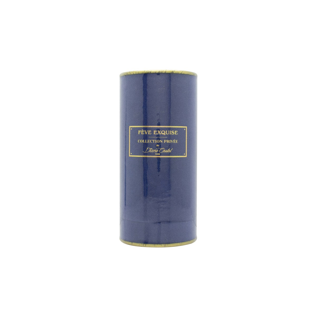 Diane Castel Feve Exquise Eau de Parfum 50 ml – klar glasflakon med gylden væske og sort låg i enkelt design.