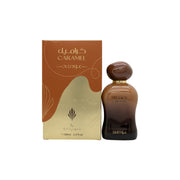 Ard Al Zaafaran Caramel Oud Eau de Parfum 100 ml fra Ard Al Zaafaran i brun glasflaske med gulddetaljer og firkantet form