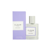 Clean Classic Spring Breeze Eau de Parfum, Clean, 30 ml –klar glasflaske med sølvkork og lyseblå etiket, minimalistisk design